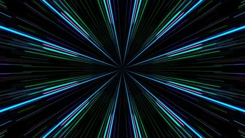 VJ Loop Laser Show Colorful Rays Lights Beam 4k Background Visual Stock Footage 80824287