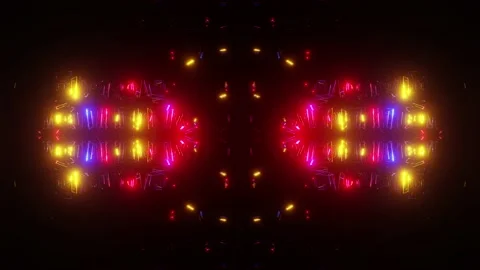 Vj Loop Lights Of The East 02 4K Stock Footage 151552558