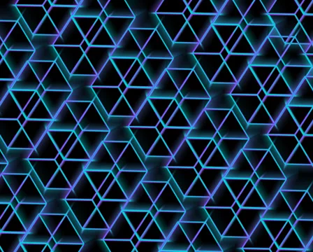 VJ LOOP - Line Drawing revolving cubes Stock Footage 42124816