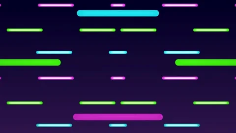VJ LOOP LINES NEON LIGHTS FX BACKGROUND Видео 160347075
