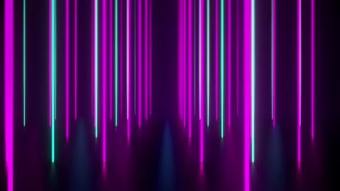 VJ Loop Of Long Purple And Green Light Bars Seamlessly Repeating Stock Footage 132730372