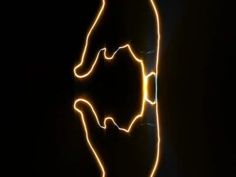 Vj Loop Magic hands Stock Footage 77453809