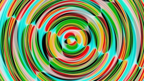 VJ Loop Multicolored shimmers of circles Video stock 187479570