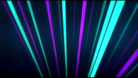 VJ Loop Neon bars on fast Beat 128 bpm Stock Footage 61813029