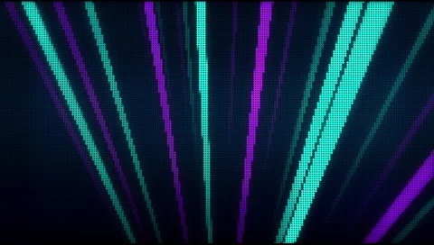 VJ Loop Neon bars on fast Beat 128 bpm Stock-Footage 61850302