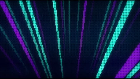 VJ Loop Neon bars on fast Beat 128 bpm Stock Footage 61850318