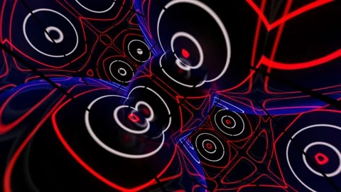 VJ Loop Neon Flashing Abstraction. Video stock 167889313