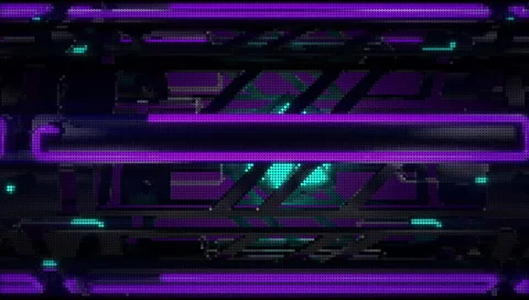 VJ Loop Neon Metal Beats structure moving sideways 128 bpm  Stock Footage 61849987