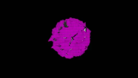 VJ Loop Neon Metal Beats colorful explosion 128 bpm Video stock 61850203