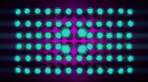 VJ Loop Neon Metal grid on fast Beat drop 128 ppm Stock Footage 61793684