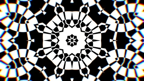 VJ Loop of Optical Illusion Patterns Stock Footage 265247618