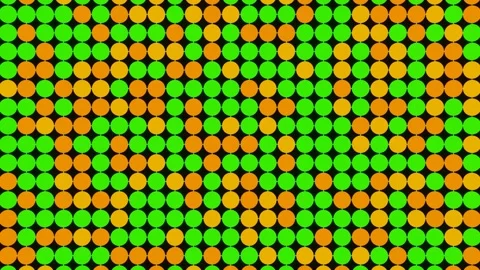 VJ Loop panel of flashing multicolored dots. Stock Footage 165804321