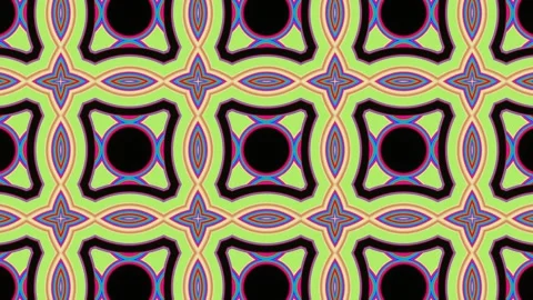 VJ Loop Pattern abstract looped multi-colored pulsating Stock Footage 191963363
