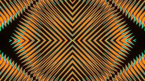 VJ Loop Pattern looped endless orange Vídeo Stock 173534295