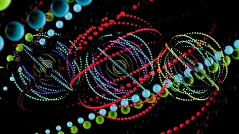 VJ Loop Performance with Dynamic Patterns for Concert Visuals Stock Footage 293774951