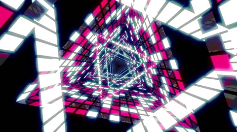 VJ Loop Pink Tunnel 2 Video stock 50459219