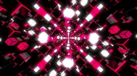 VJ Loop Pink Tunnel 库存影片 53125034