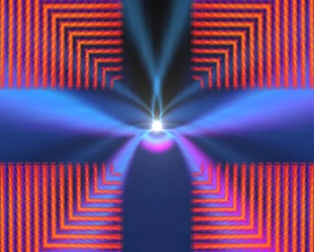 VJ LOOP - Psychedelic Tunnel Rays Stock Footage 42127038