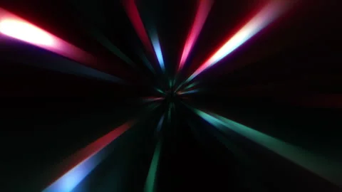 VJ Loop red blue tunnel shine light  abstract background Stock Footage 321641250