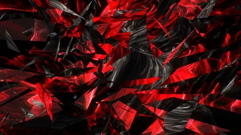 VJ loop Red Crash Tunnel Stock Footage 155295260