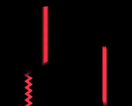 VJ LOOP - Red Flashing Stripes Stock Footage 42126965