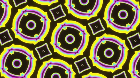 VJ Loop Ripple of bright abstract pattern for LED screens Video stock 191963470