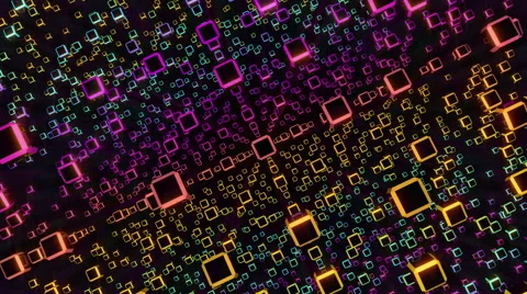 VJ Loop Rotating Cubes 3 库存影片 53285838