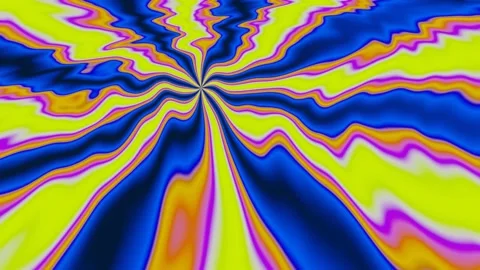 VJ Loop Rotation of abstract wavy rays Stock Footage 186928442