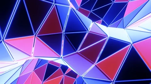 VJ LOOP rotation of multi-colored torus Stock Footage 158064784
