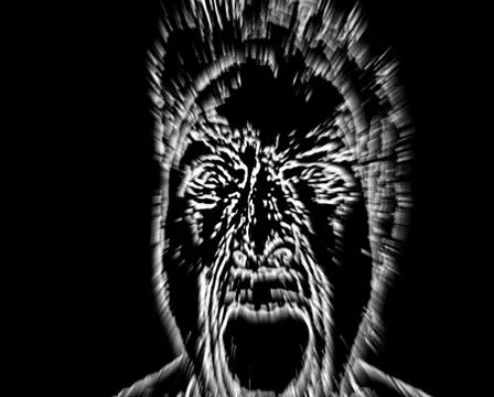 VJ LOOP - Scary Face Stock Footage 42127222