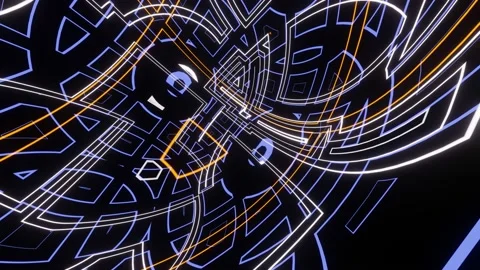VJ loop Sci Fi background rotation. Stock Footage 167274123