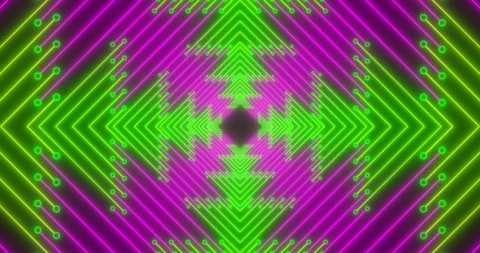 VJ loop sci-fi futuristic tunnel. Stock Footage 124440860