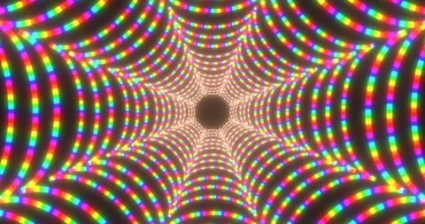 VJ loop sci-fi futuristic tunnel in octa... | Stock Video | Pond5