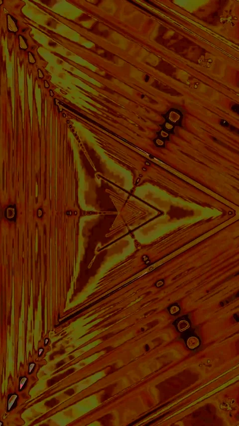 Vj loop seamless tunnel video screensaver creating vibrant green and orange.. Stock Footage 321570112