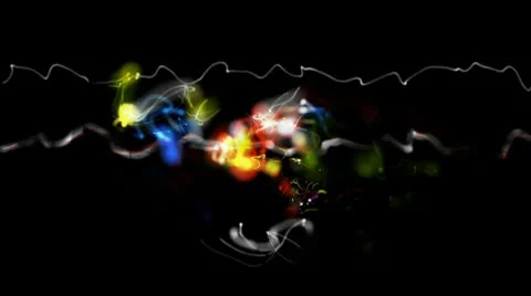 VJ Loop Set - Particlestorm Video 25 Stock Footage 9679320