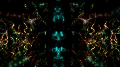 VJ Loop Set - Particlestorm Video 31 Stock Footage 9681541