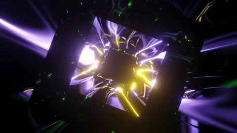VJ Loop Shimmering Crystal Cave 1012. Vídeo Stock 166684738