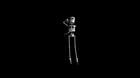 VJ LOOP Skeleton Dance 3 Stock-Footage 28500721