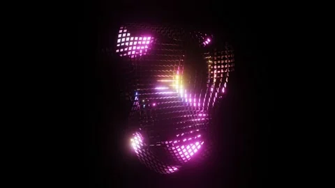 VJ LOOP Sparkling Neon Abstraction Vídeo Stock 162287239