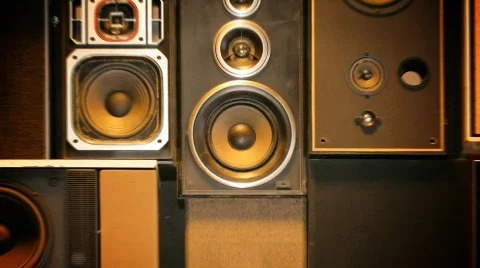 VJ LOOP Speakers HD v02 Stock Footage 597329