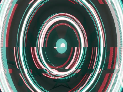 Vj Loop Spin glitch Stock Footage 77253381
