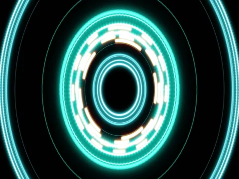 Vj Loop spin green Stock Footage 77253516