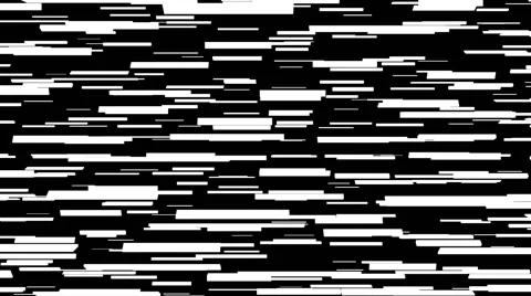 VJ Loop - Spinning black and white rectangles pulsating in and out of 3D space Stock Footage 50024529