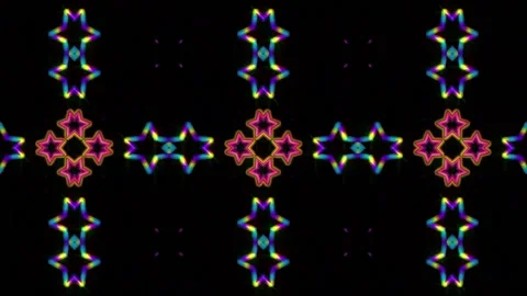 VJ LOOP STARS PATTERNS 스톡 동영상 160596057