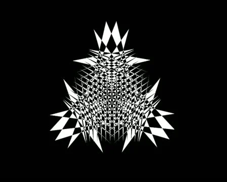 VJ Loop - Strange Triangular Movement Stock Footage 12319065