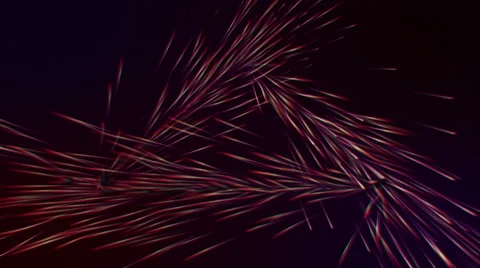 VJ Loop - Stream of multi colored lasers spray from triangular formation Stock Footage 35815929