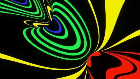 VJ loop surreal tunnel rotation. Video stock 167274077
