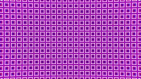 VJ Loop of Tiled Pattern Neon LED Lights Wall Vídeos de archivo 265249710