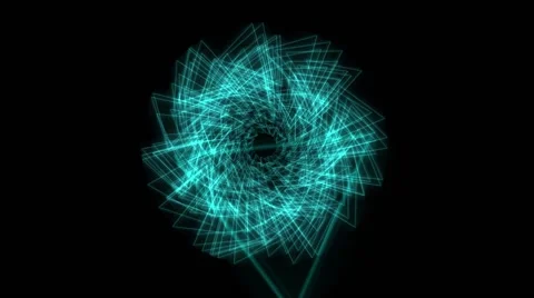 Vj loop triangles Stock Footage 62776793