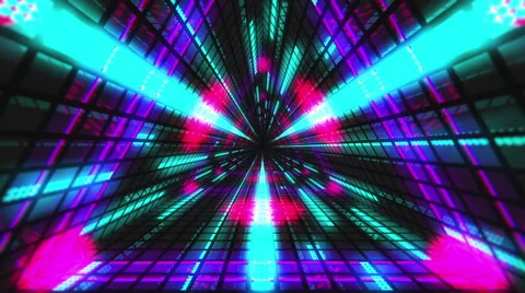 VJ Loop Triangular Tunnel 5 库存影片 60118732